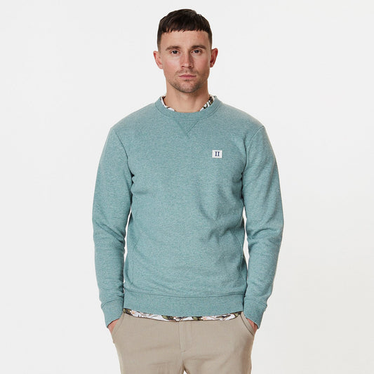 - Piece Crew-Neck Sweatshirt - Green/Blue