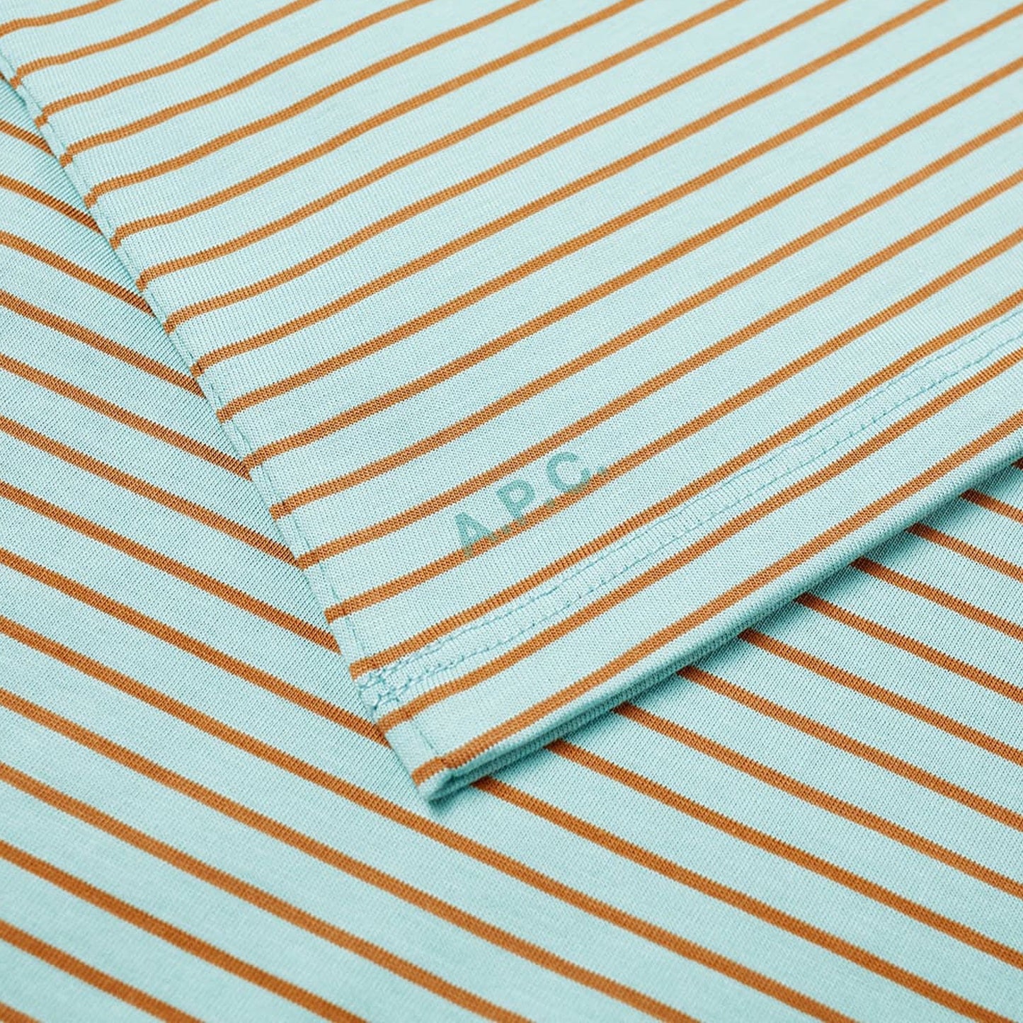 - Orson - Striped Jersey T-Shirt - Green