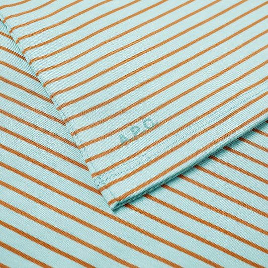 - Orson - Striped Jersey T-Shirt - Green