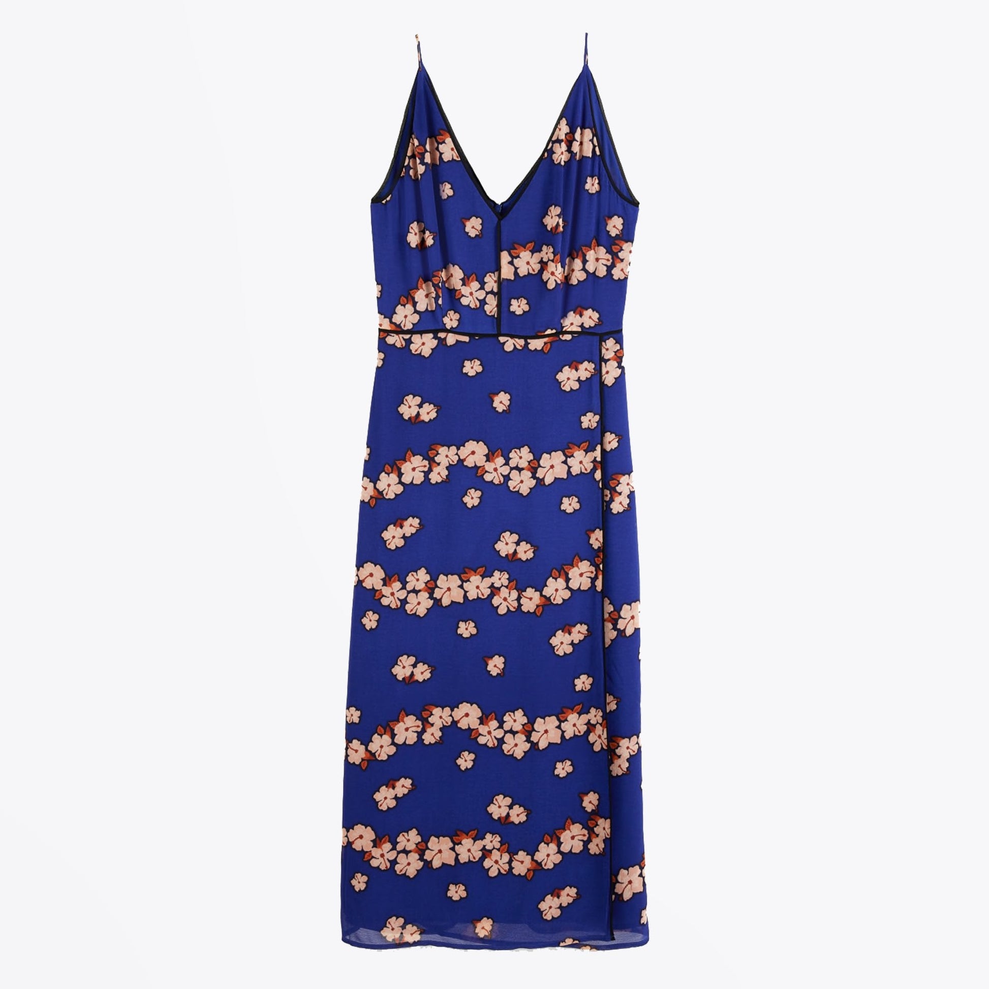 Scotch Floral Printed Slip Dress - Blue/Multi