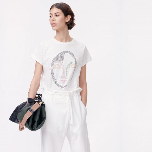 - Cotton Logo T-shirt - White