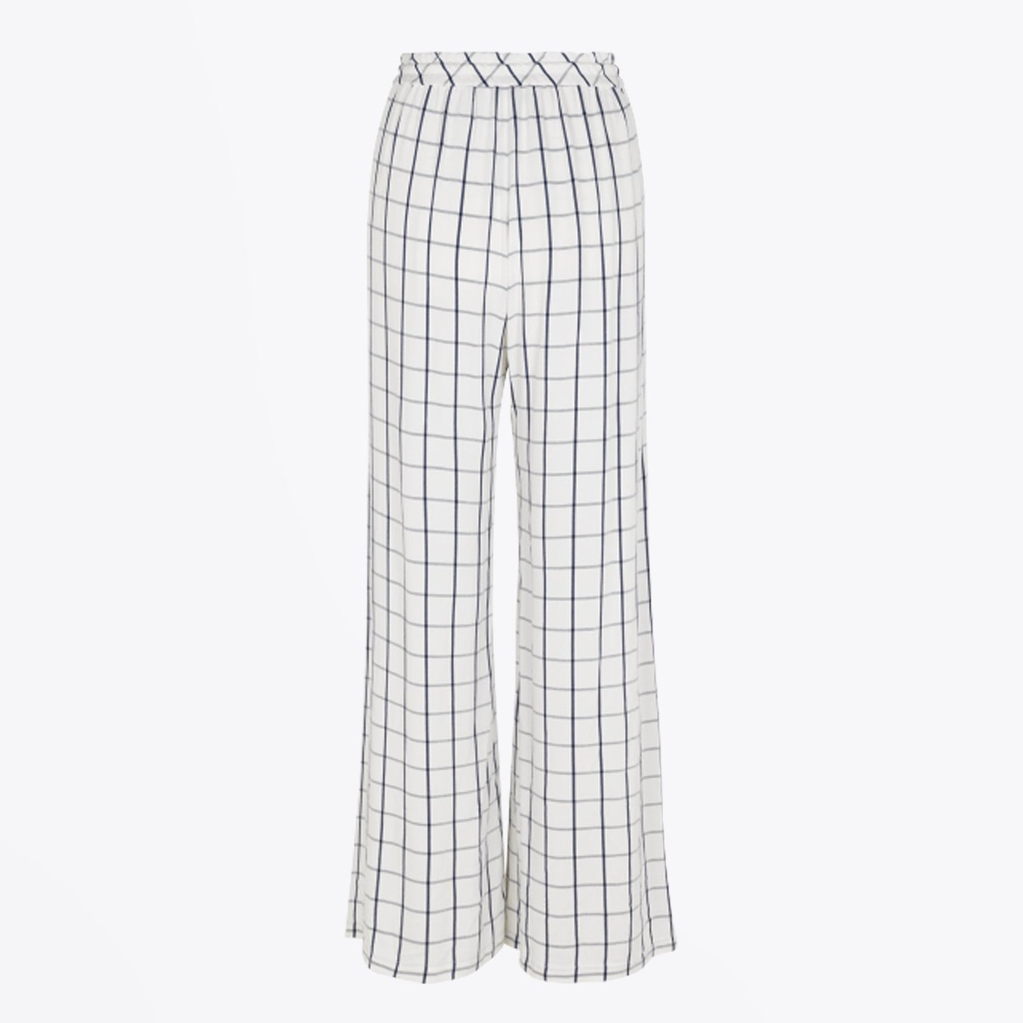 - Checked Trousers - Off-White