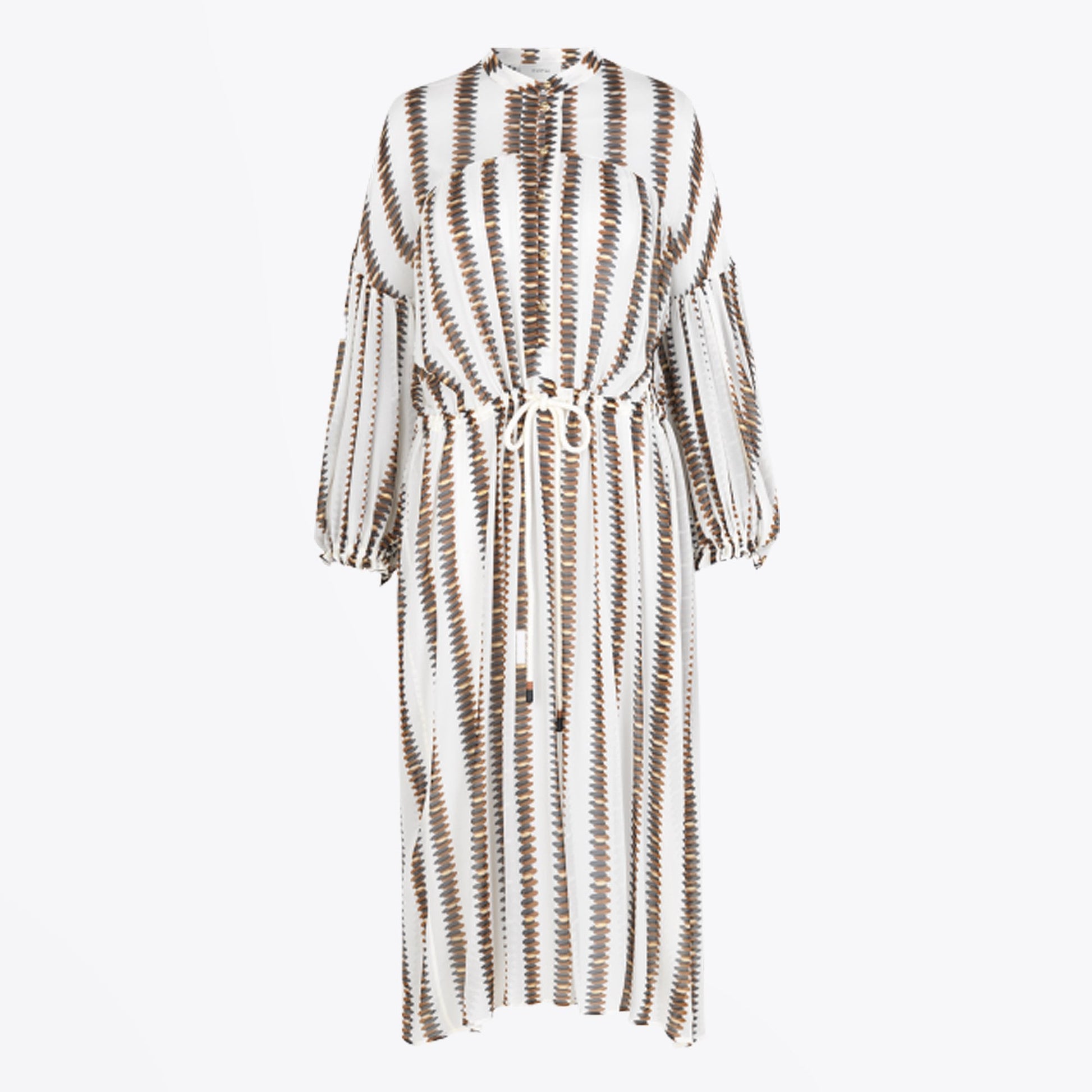 Munthe Gold Leaf Printed Dress - Multi