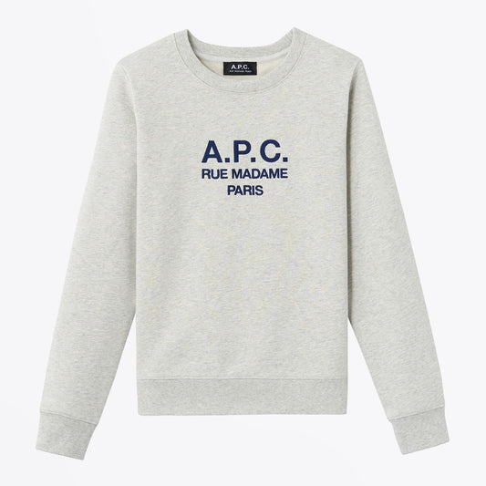 - Tina Embroidered Logo Sweater - Ecru