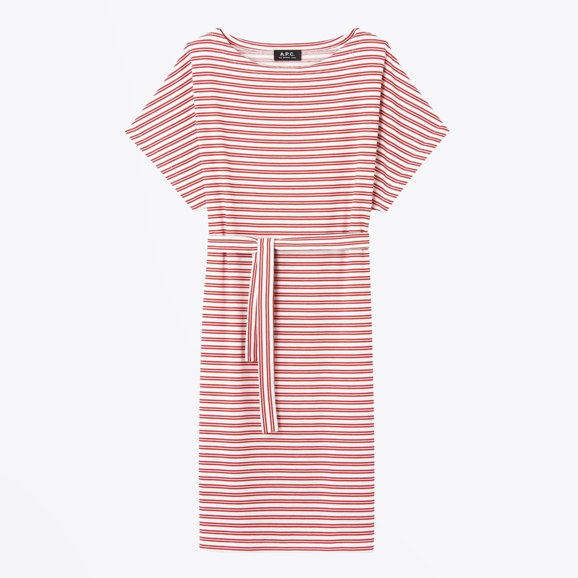 A.P.C. Julia Striped Dress - Ecru