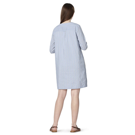 - Cyrielle Striped Dress - Light Blue