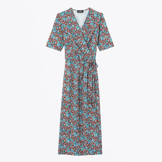 - Mathilda Floral Dress - Red