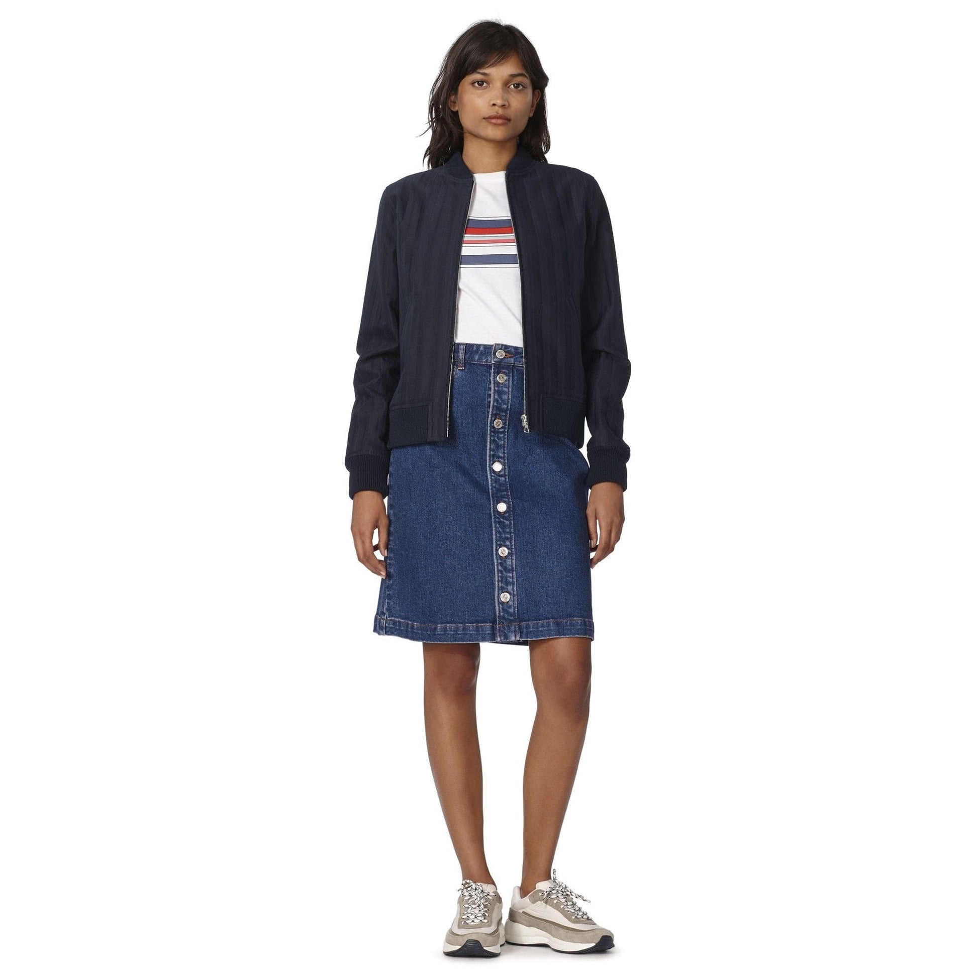 A.P.C. Norma Herringbone Jacket - Navy