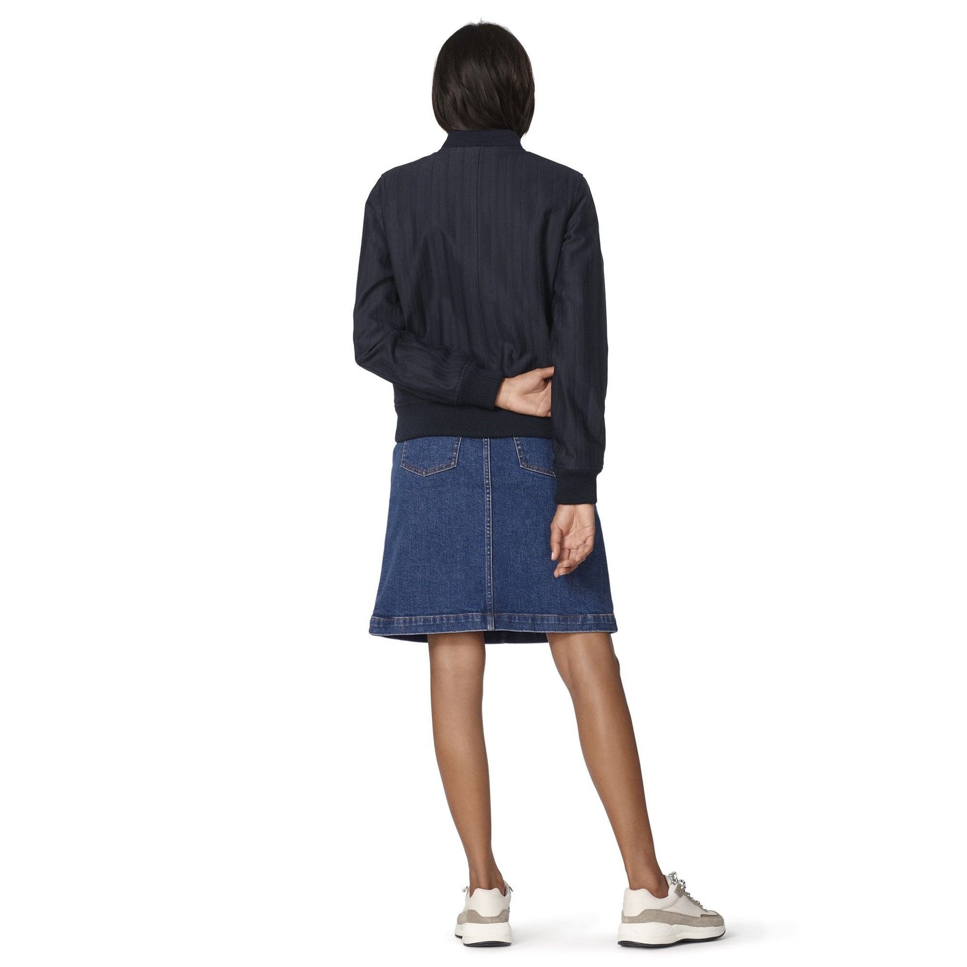A.P.C. Norma Herringbone Jacket - Navy
