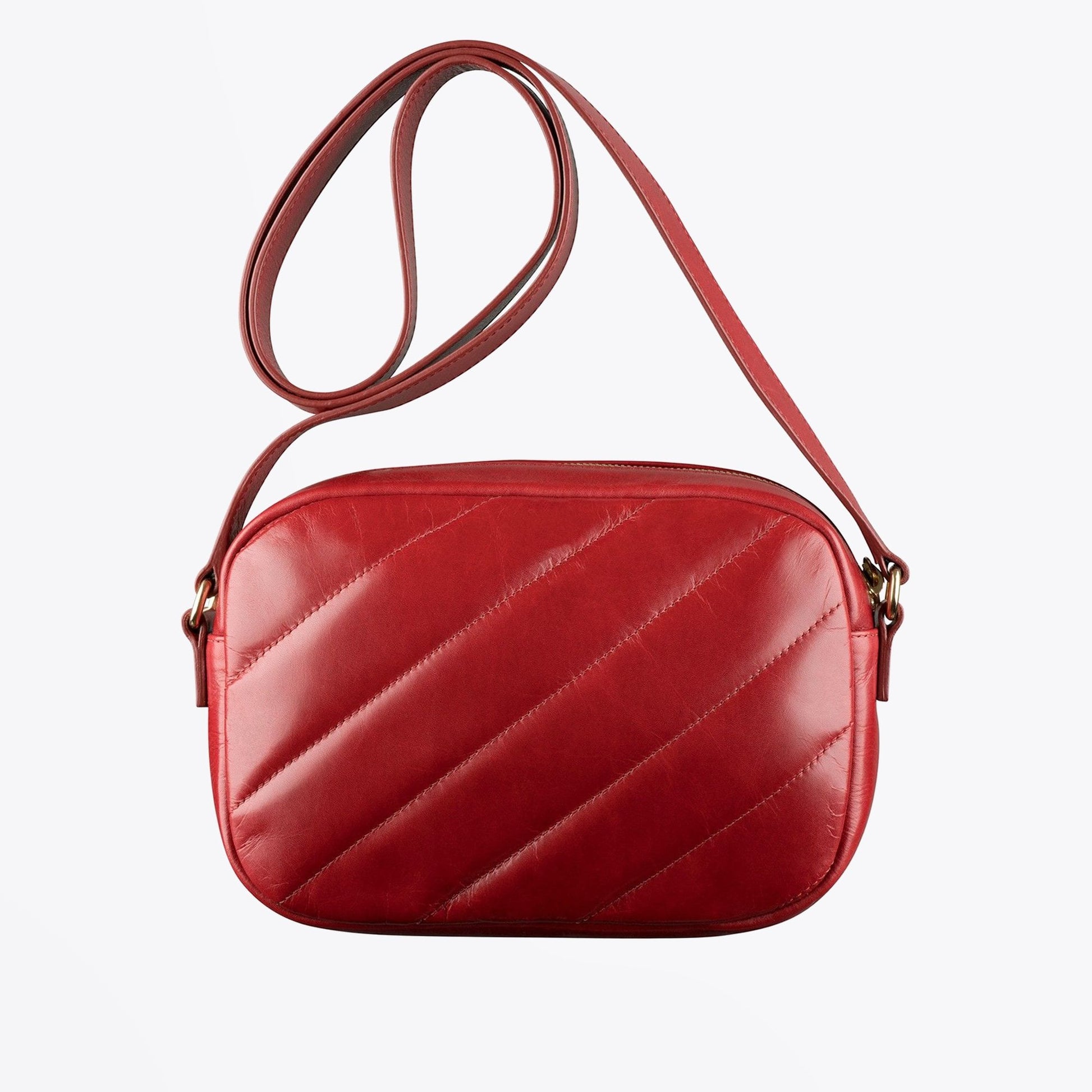 A.P.C. Meryl Padded Crossbody Bag - Garnet