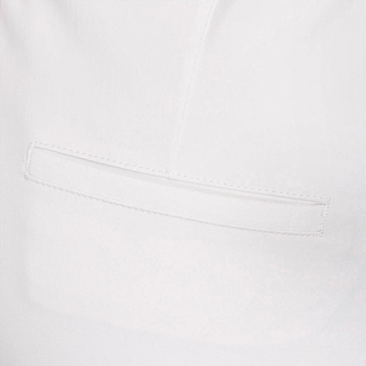 - Ros Stretch Cotton Trousers - White