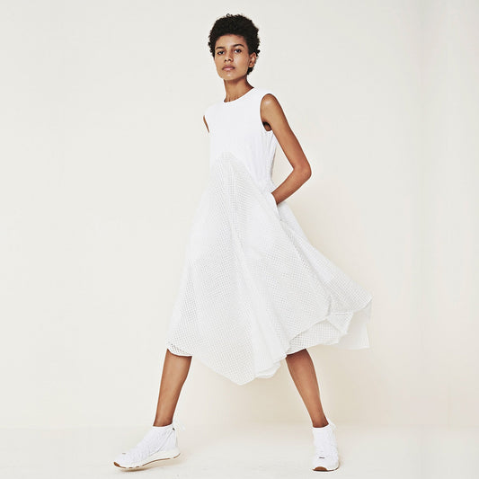 - Verity Seersucker Dress - White