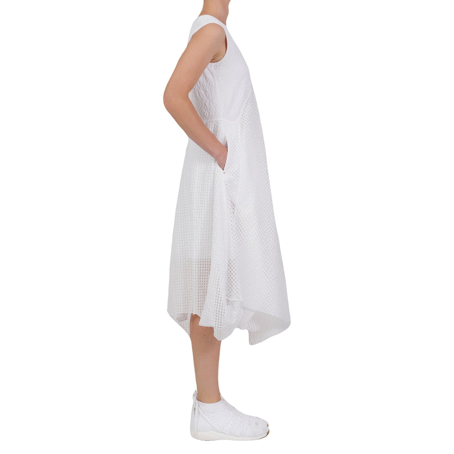 - Verity Seersucker Dress - White