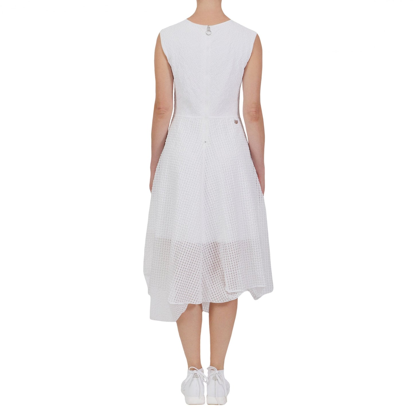 - Verity Seersucker Dress - White
