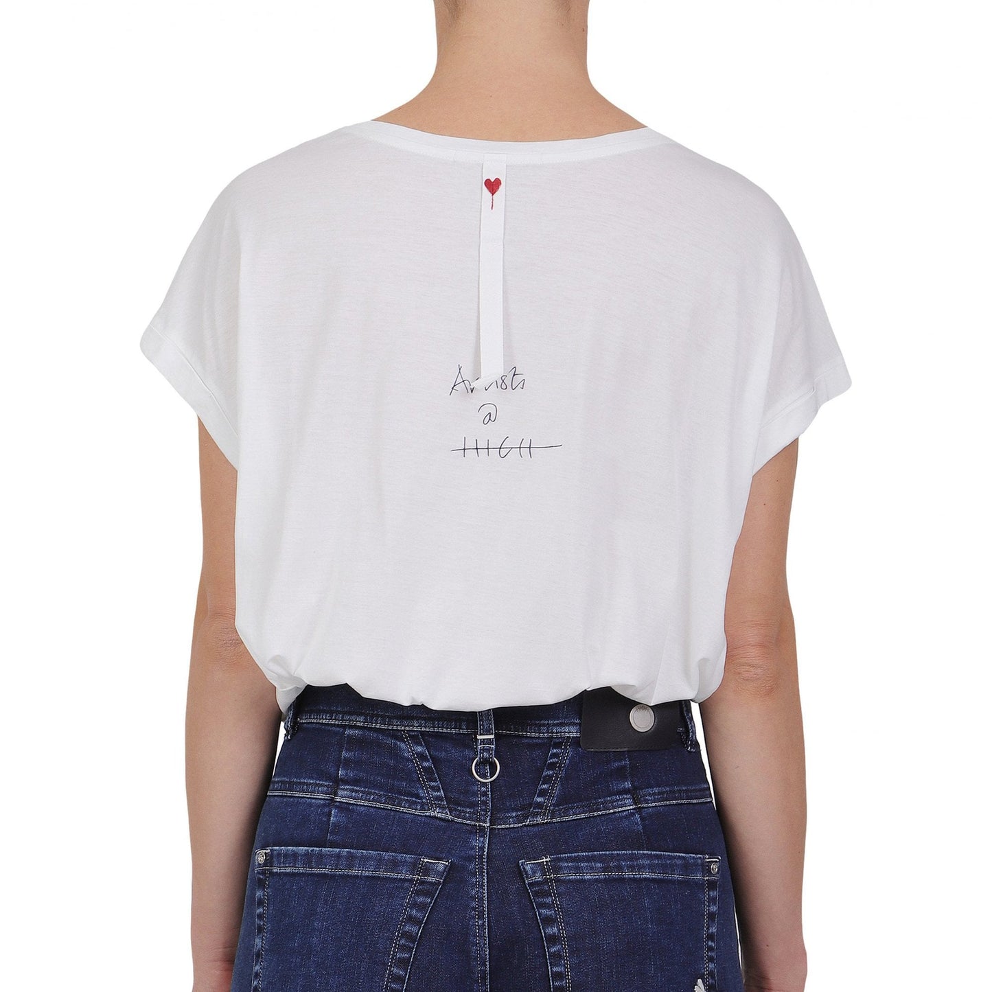 - Sky-Light Print T-Shirt - White