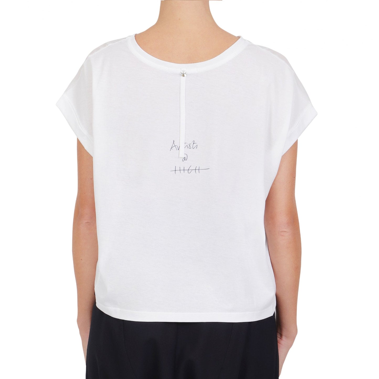 - Depiction Apples Print T-Shirt - White