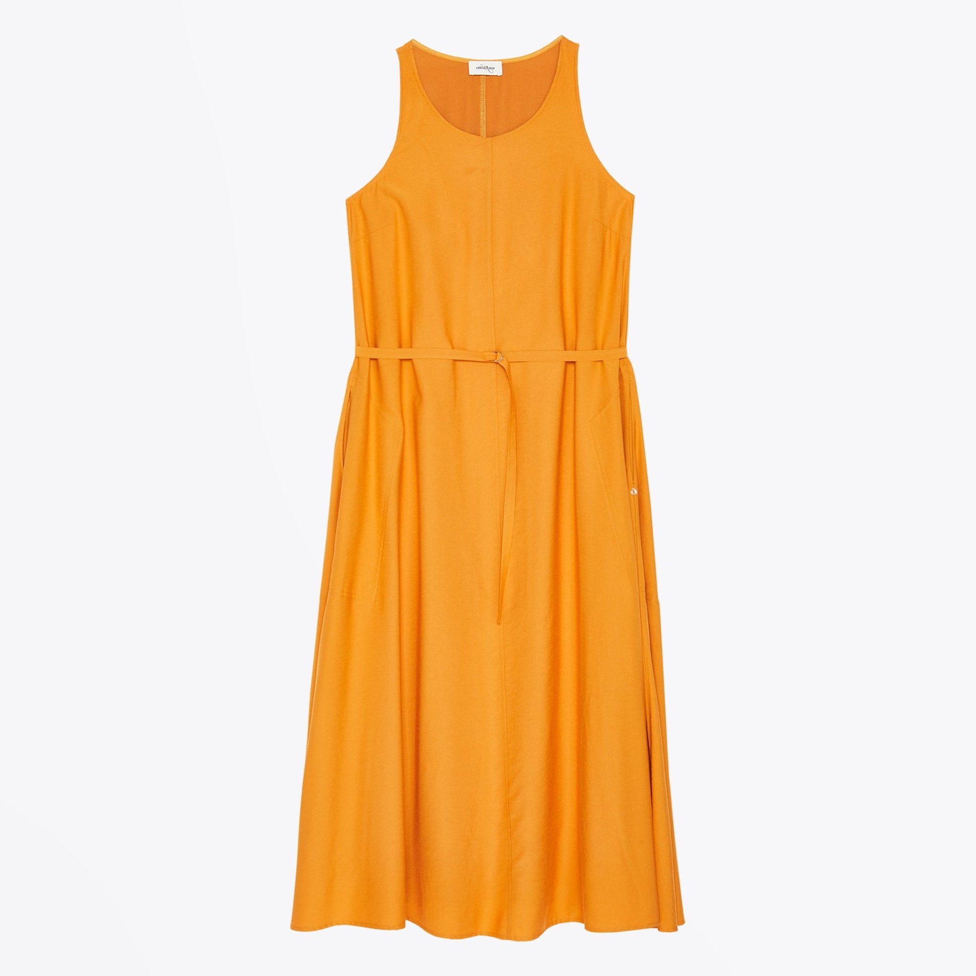 Ottod'Ame Long Tunic Dress - Apricot