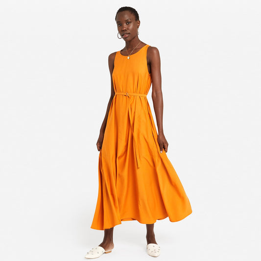 Long Tunic Dress - Apricot