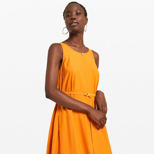 Long Tunic Dress - Apricot