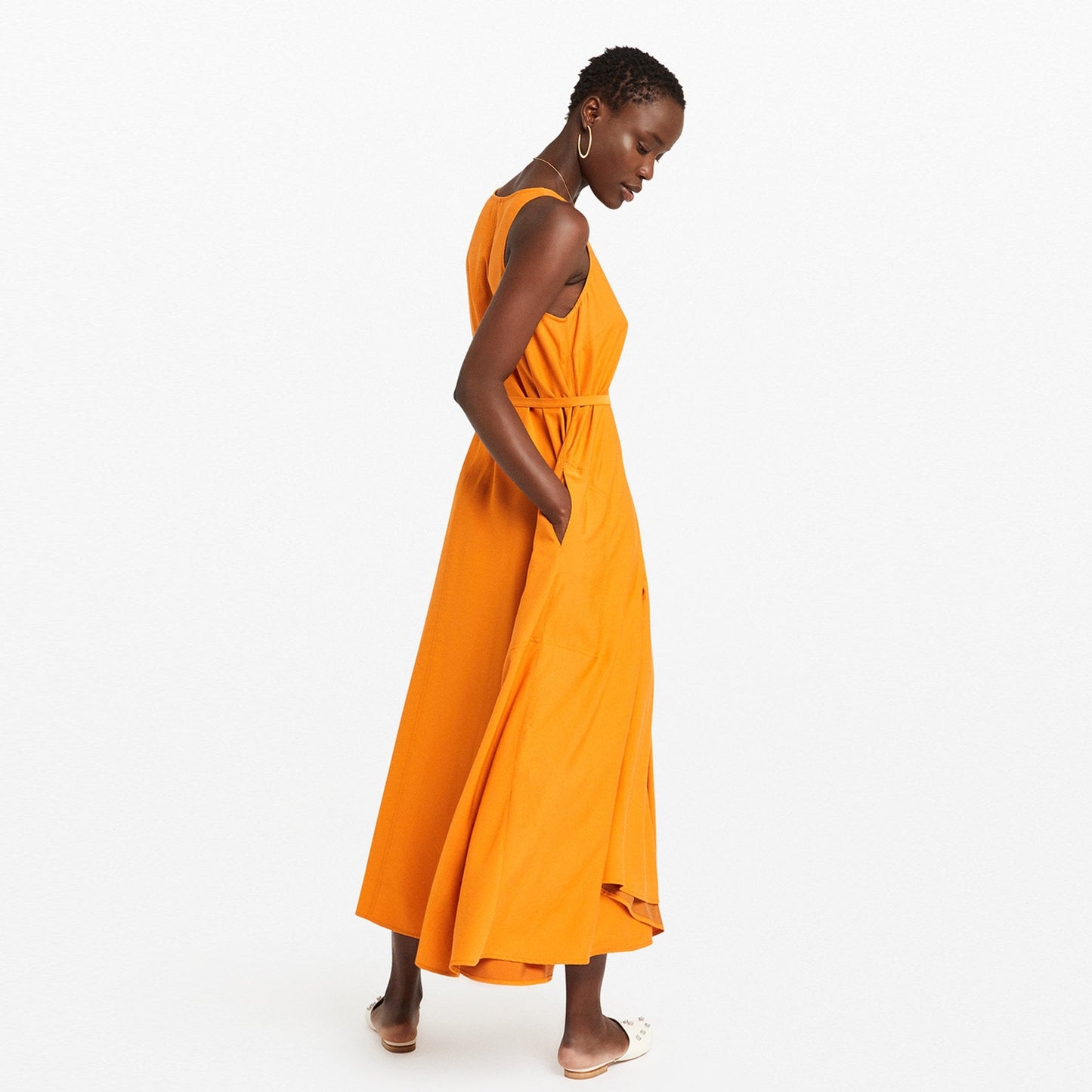 Long Tunic Dress - Apricot