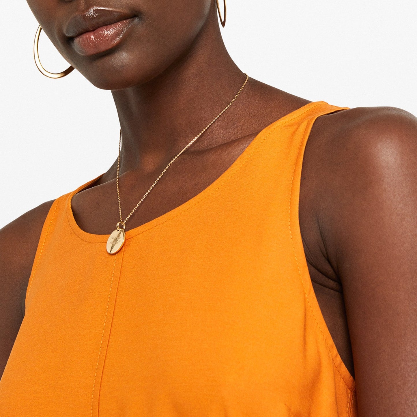 Long Tunic Dress - Apricot