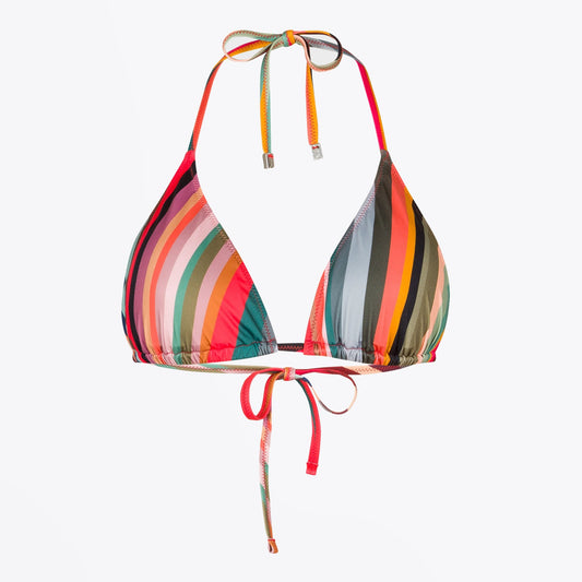 - Swirl Print Classic Bikini Top