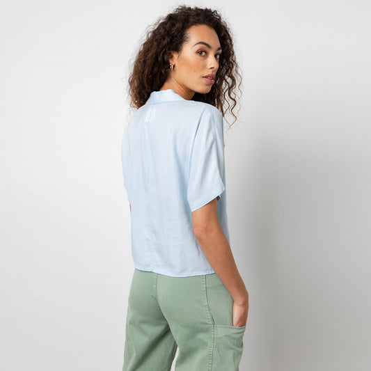 Holly Tie Front Shirt - Light Vintage