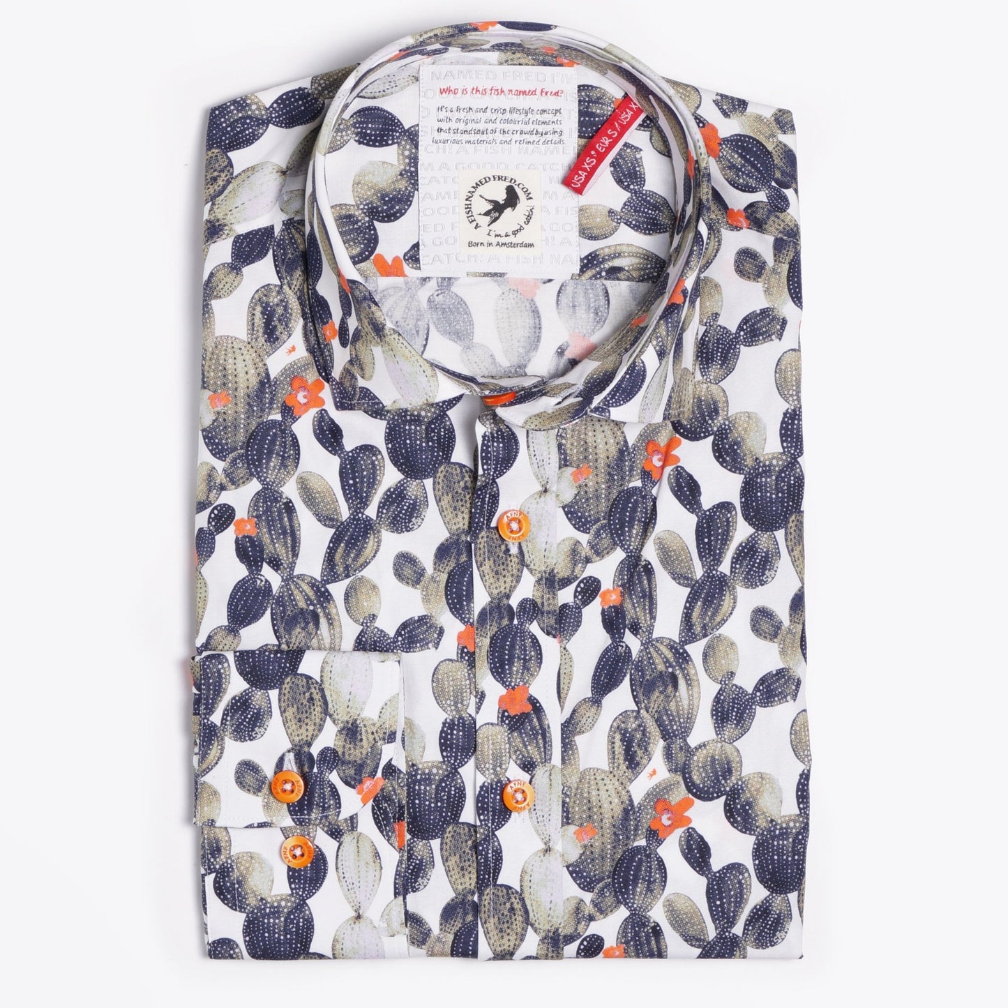 - Cactus Print Shirt - Green/Multi