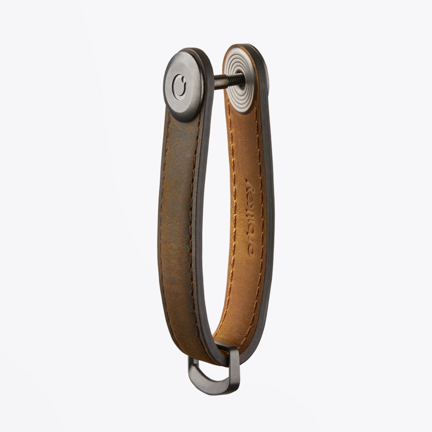 - Leather Key Organiser - Oak Brown