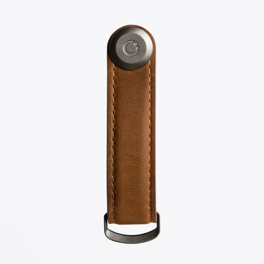 Leather Key Organiser - Chestnut Brown