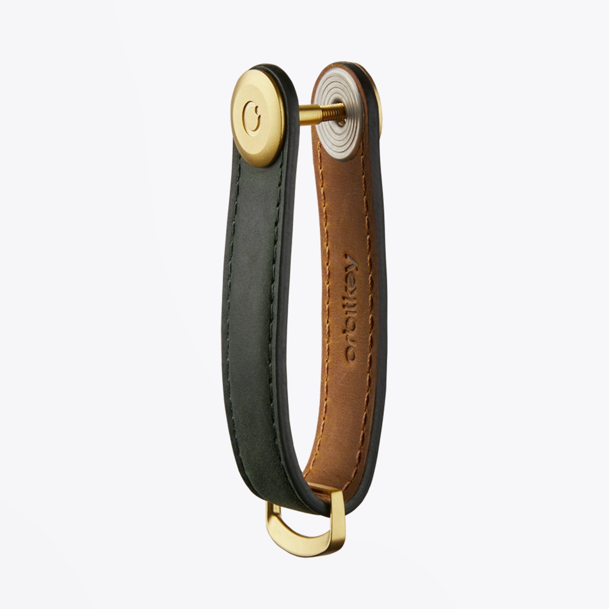 Orbitkey Leather Key Organiser - Green