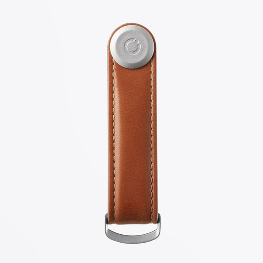 - Smooth Leather Key Organiser - Tan