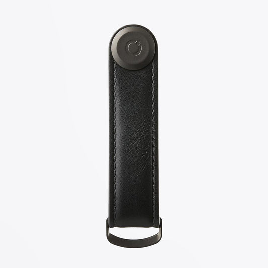 - Smooth Leather Key Organiser - Black