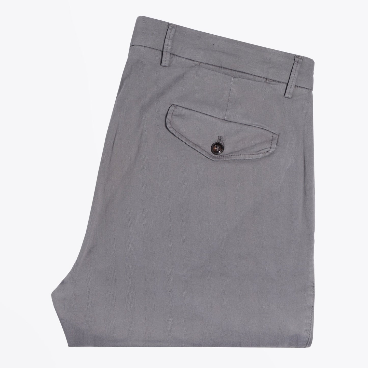 Light Grey Tonal Stripe Slim Fit Chino