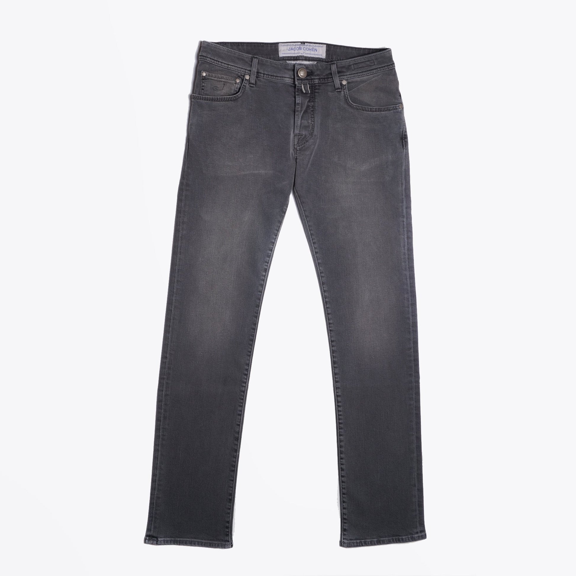 Jacob J688 Mid Rise Comfort Jeans - Grey
