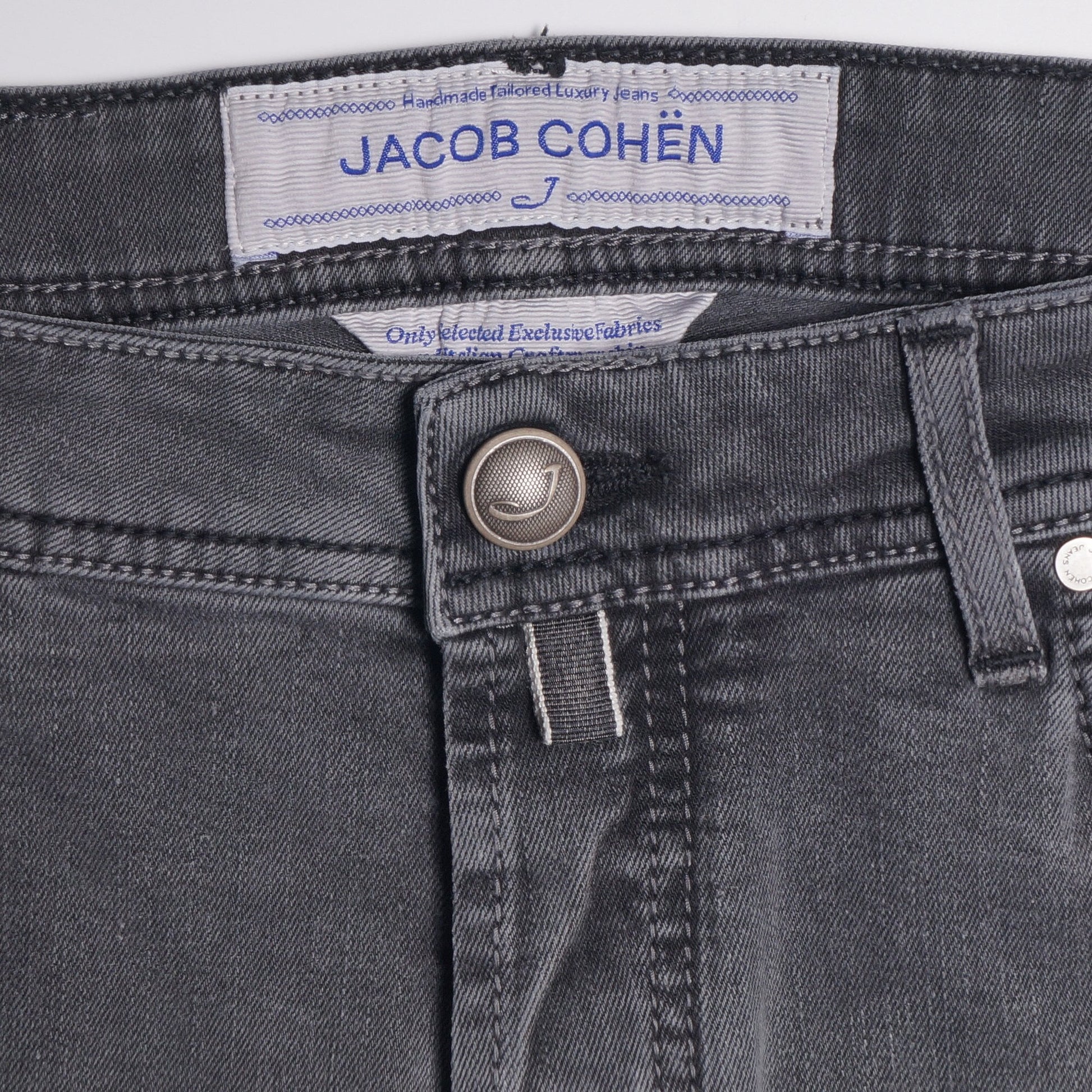 Jacob J688 Mid Rise Comfort Jeans - Grey