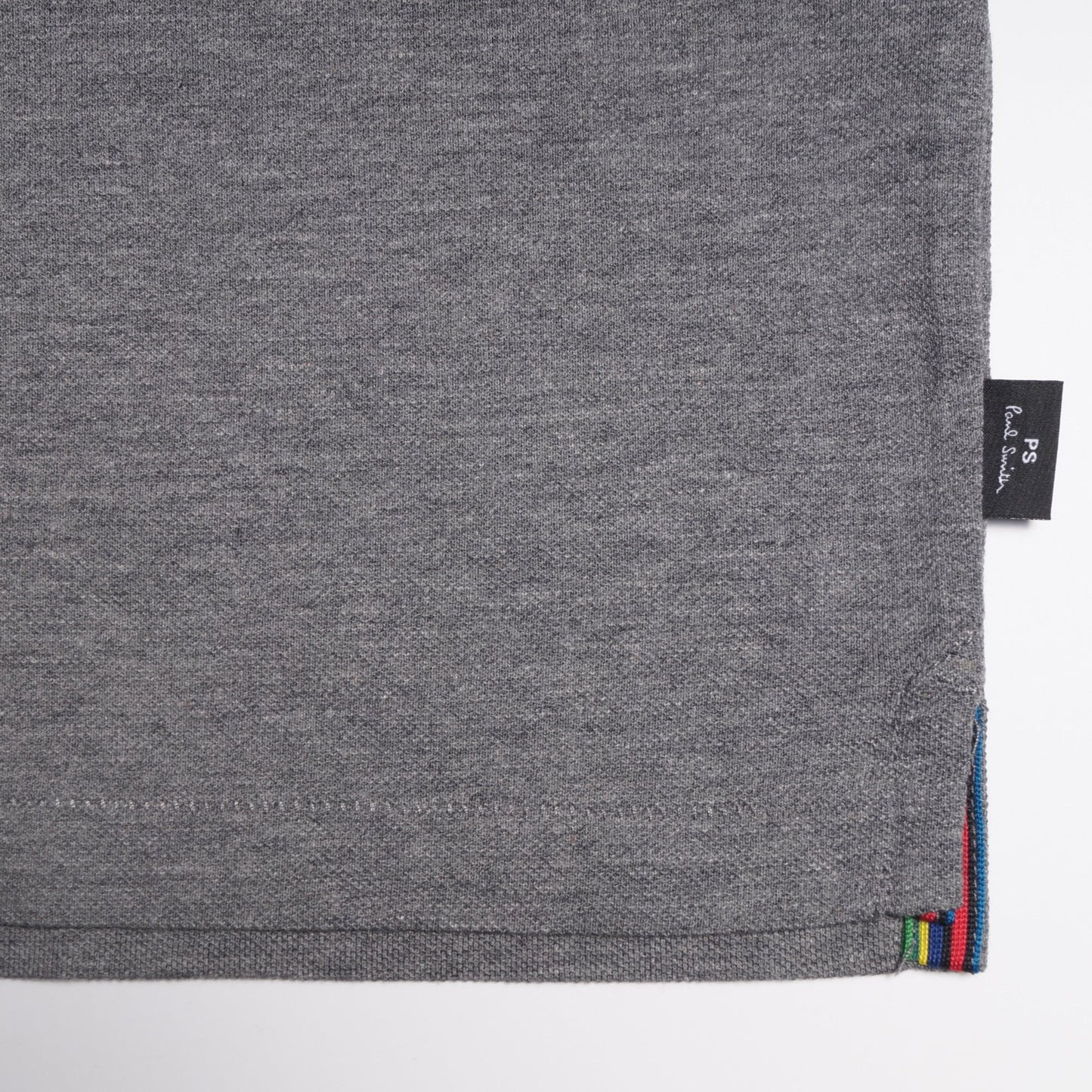 - Cotton Polo Shirt - Grey Melange