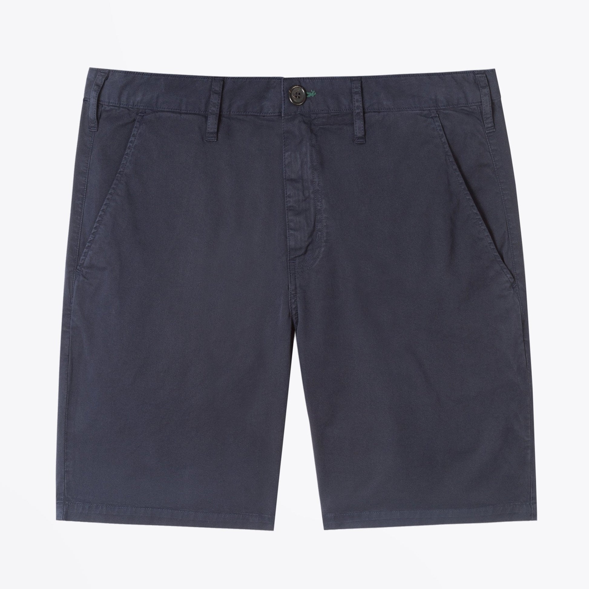 Paul Garment-Dyed Cotton Shorts - Dark Navy