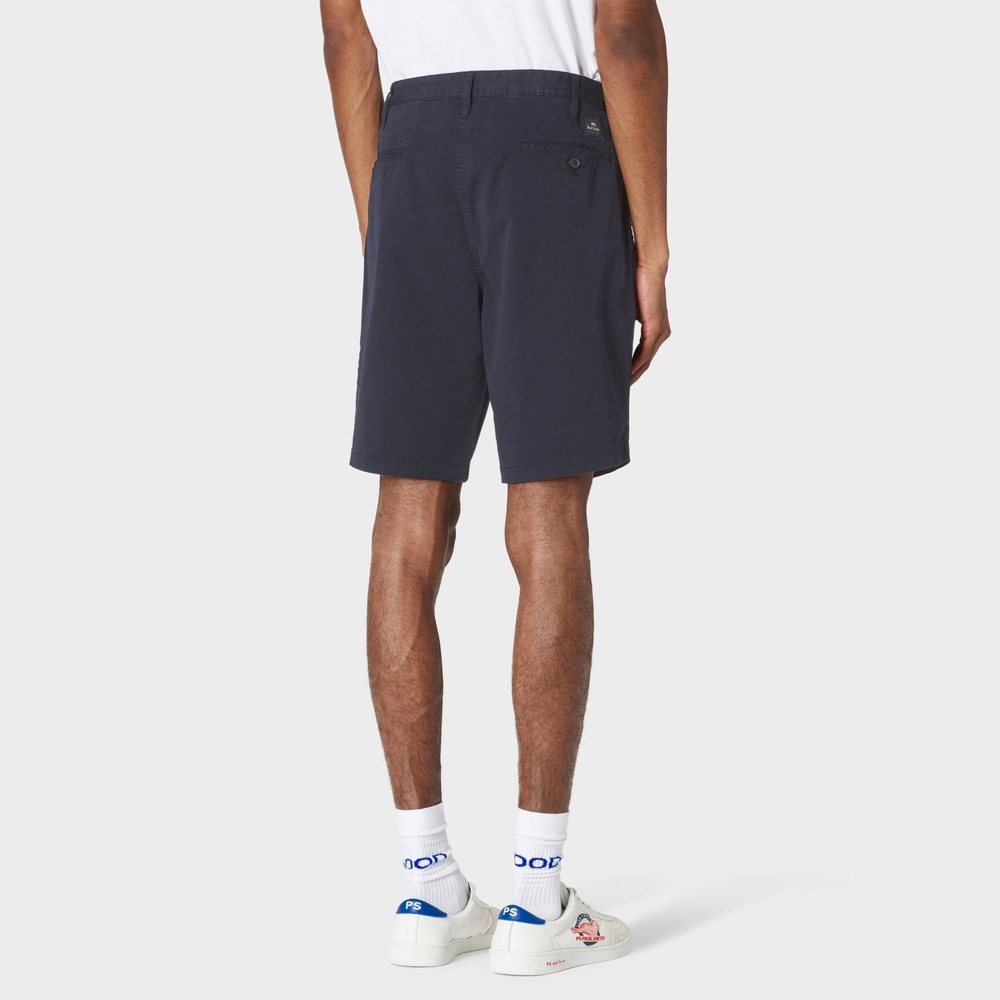 Garment-Dyed Cotton Shorts - Dark Navy