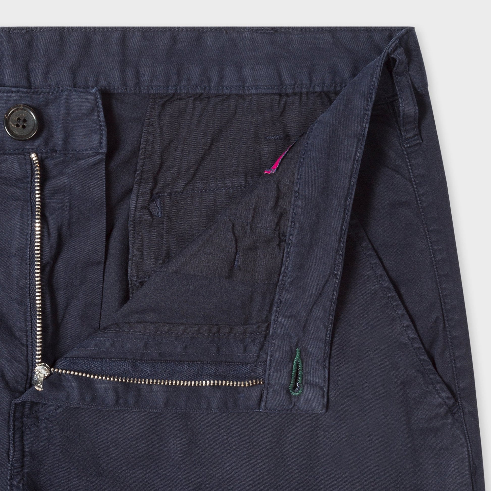 Paul Garment-Dyed Cotton Shorts - Dark Navy
