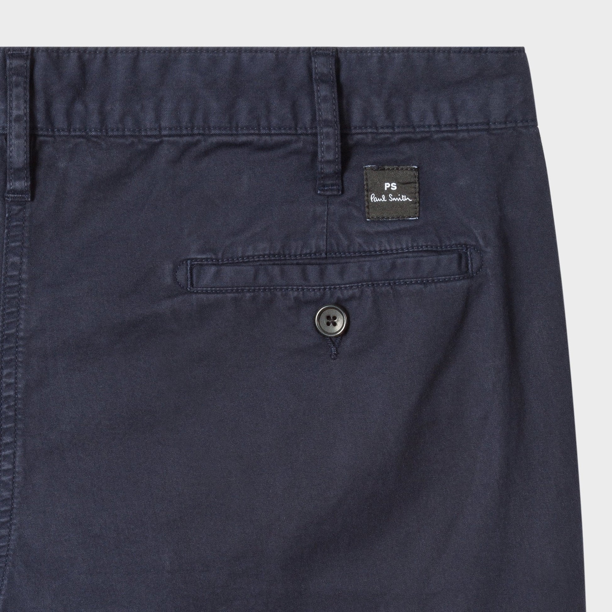 Paul Garment-Dyed Cotton Shorts - Dark Navy
