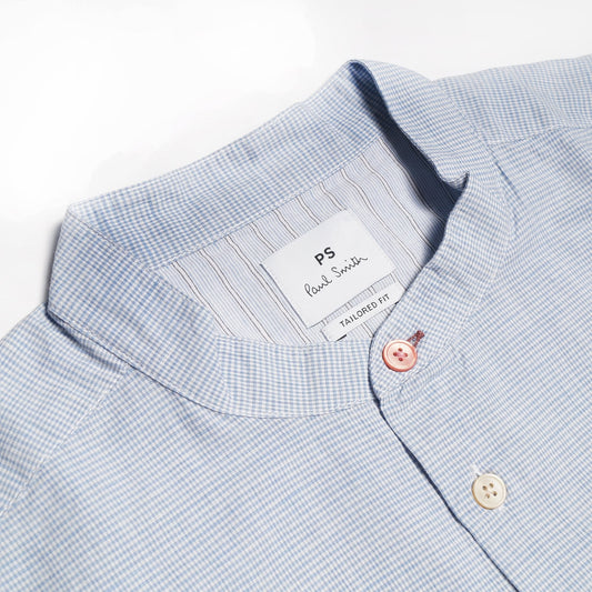Gingham Check Shirt - Blue