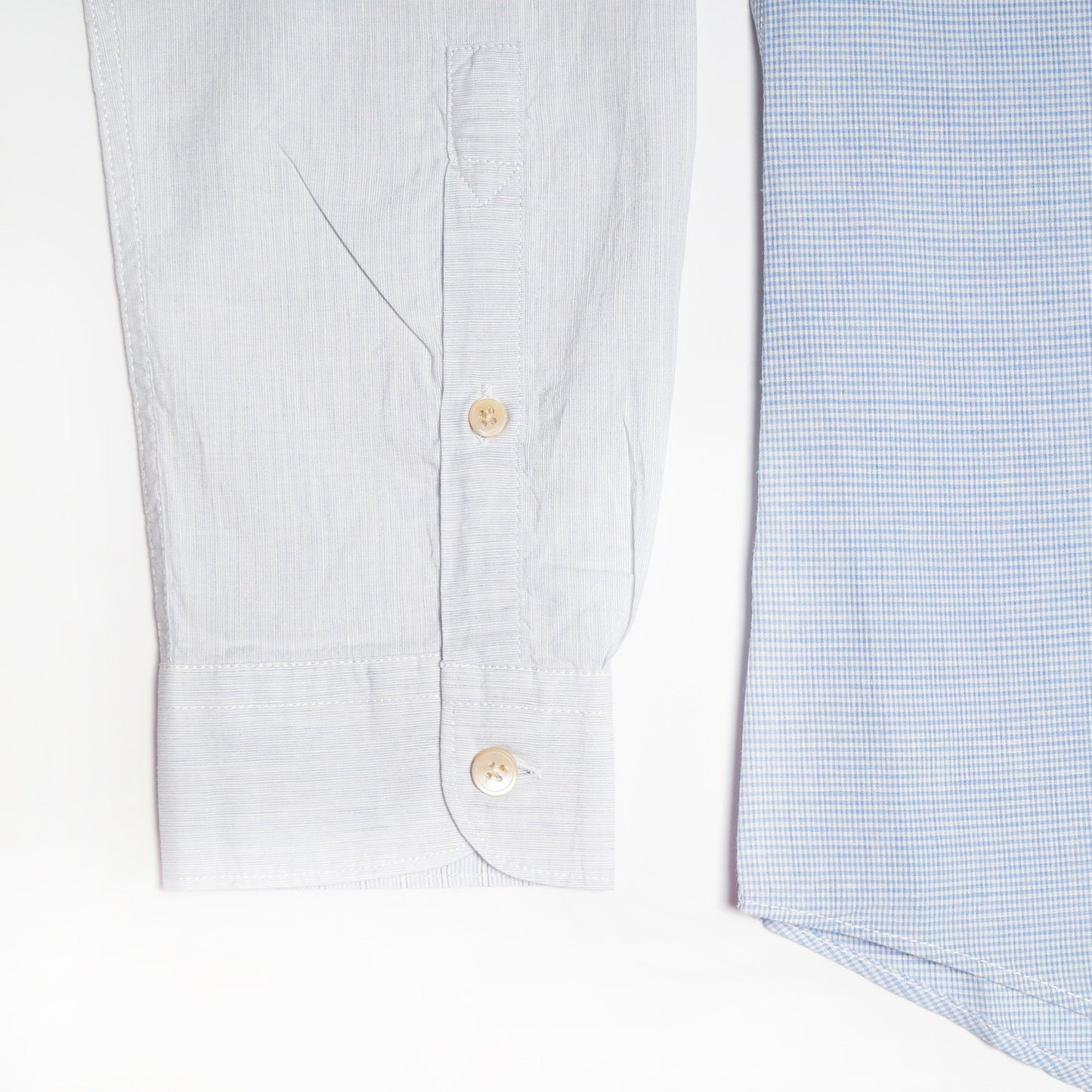 Gingham Check Shirt - Blue
