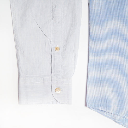 Gingham Check Shirt - Blue