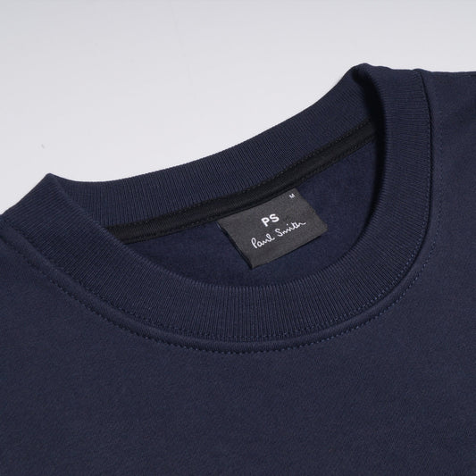 - Organic Cotton 'Angel Zebra' Sweatshirt - Dark Navy