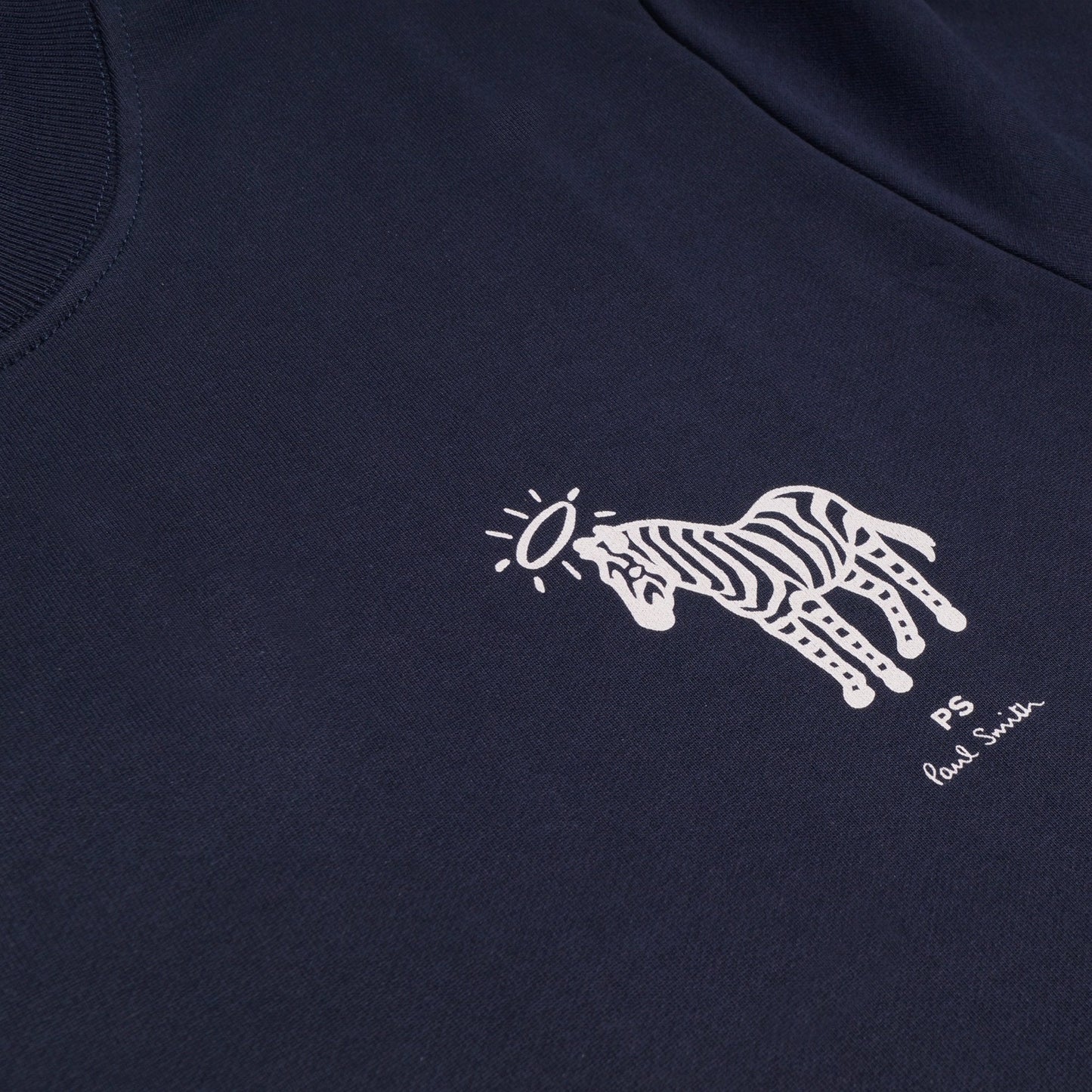 - Organic Cotton 'Angel Zebra' Sweatshirt - Dark Navy