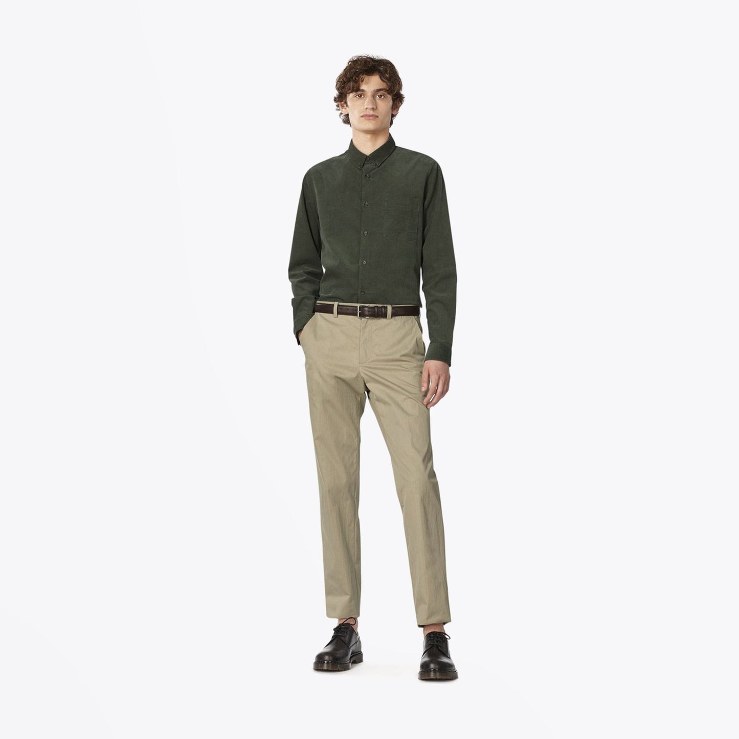 - Barnabe - Straight-Cut Chinos - Beige