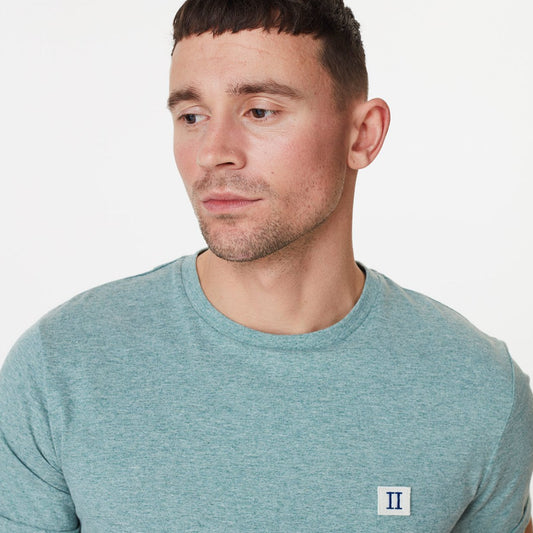 - Classic Crew Neck T-shirt - Green/Blue