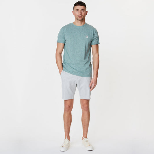 - Classic Crew Neck T-shirt - Green/Blue