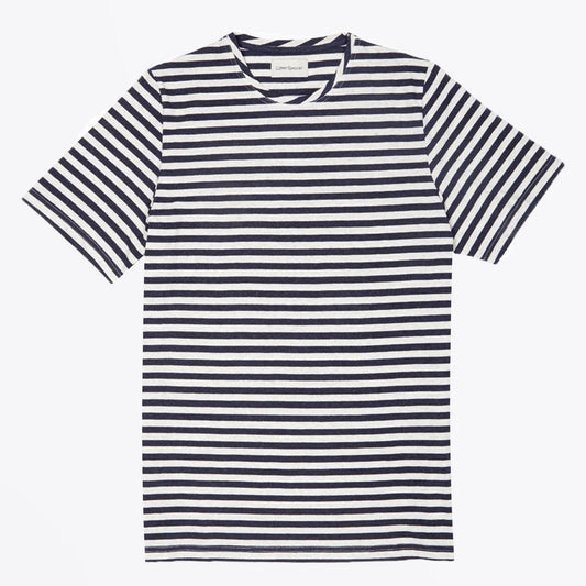 - Conduit Stripe T-shirt - Navy